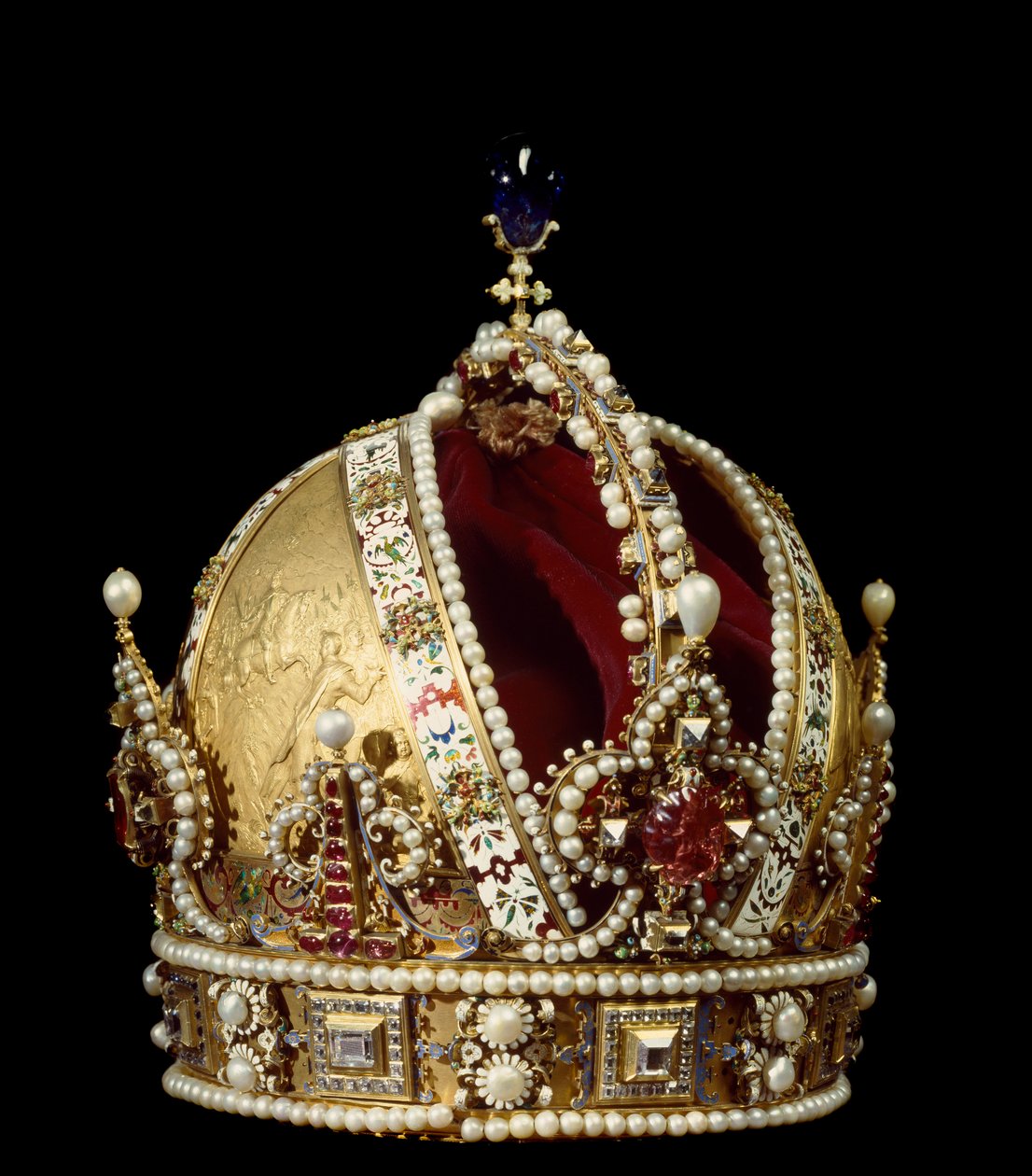 A Szent Birodalom koronája II. Habsburg Rodolf (1552-1612). Jan Vermeyen (1559-1606) aranyfejűnek tulajdonítják 1602 Bécsi Művészettörténeti Múzeum alkotó: Jan Cornelisz Vermeyen