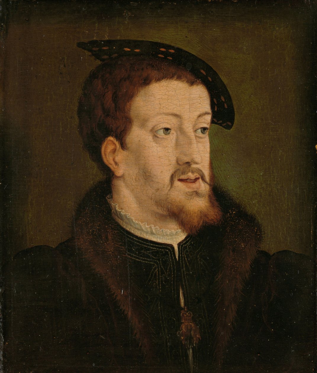 V. Károly római római császár portréja, Kr. e. 1530 alkotó: Jan Cornelisz Vermeyen
