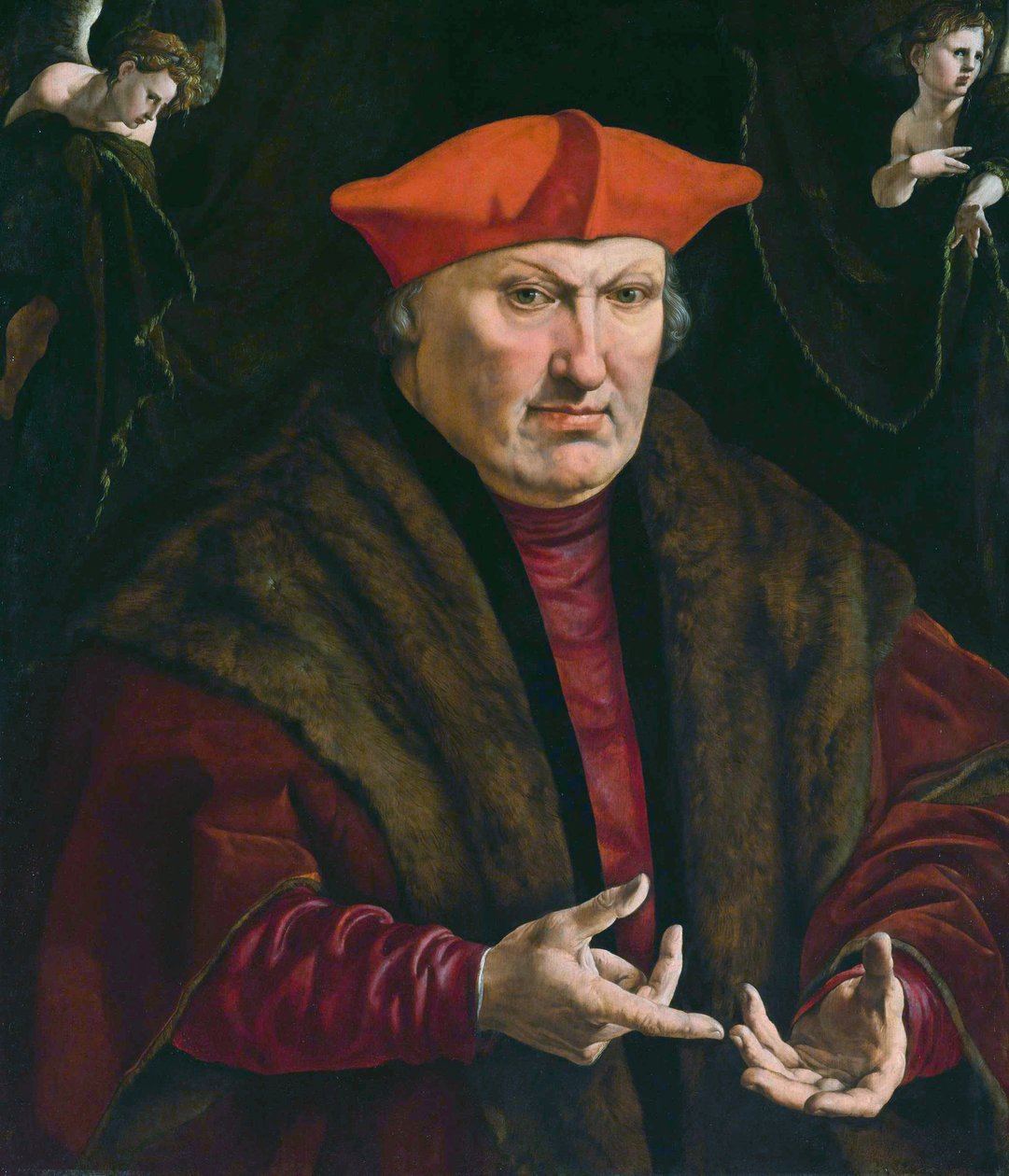 Erard de la Marck portréja[1]
Alternatív cím(ek): Erard Erard (Erard) Erard (Erard):  

Erard de la Marck (1472-1538) portréja. Liège-i hercegpüspök. alkotó: Jan Cornelisz Vermeyen