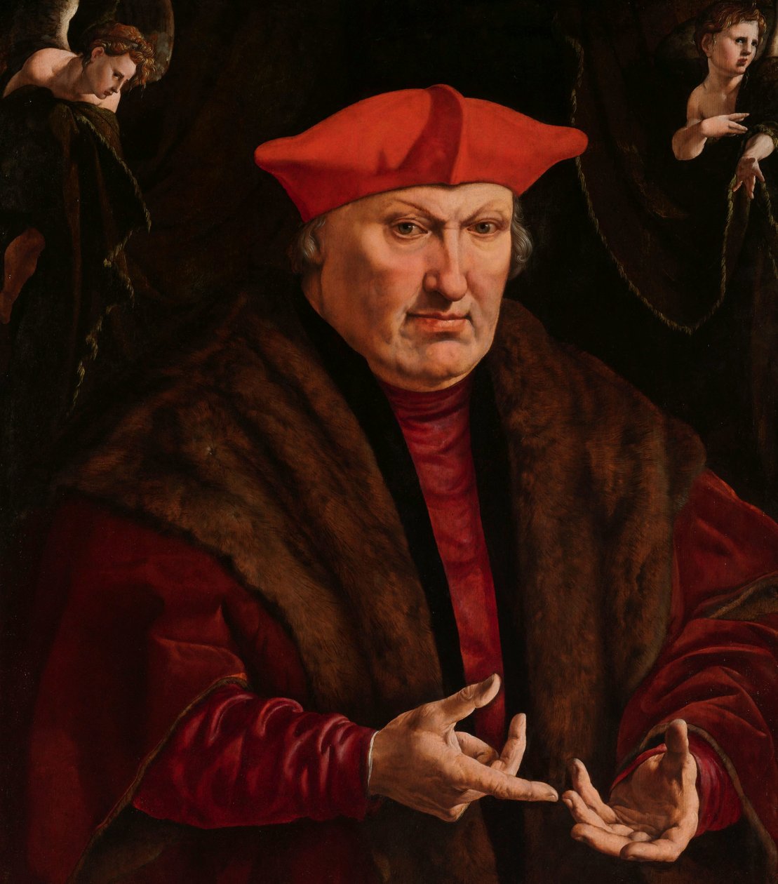 Erard de la Marck portréja Portré van Erard de la Marck alkotó: Jan Cornelisz Vermeyen
