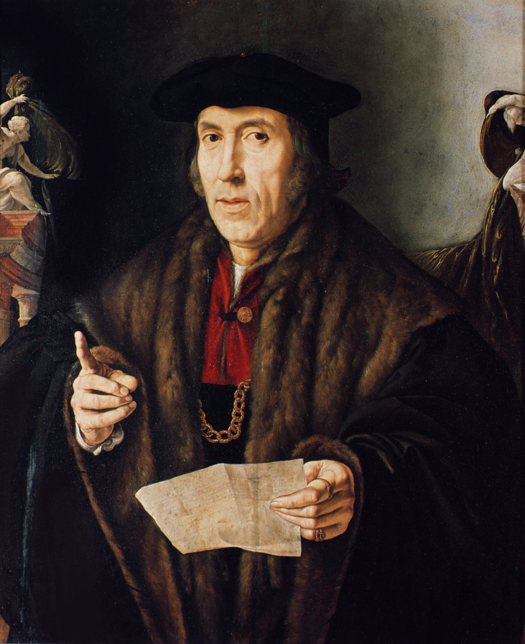 Egy férfi portréja, valószínűleg John More bíró, Sir Thomas More apja (1478-1535) alkotó: Jan Cornelisz Vermeyen