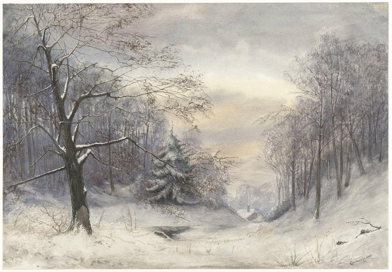 Téli táj alkotó: Jan Daniël Cornelis Carel Willem baron de Constant Rebecque