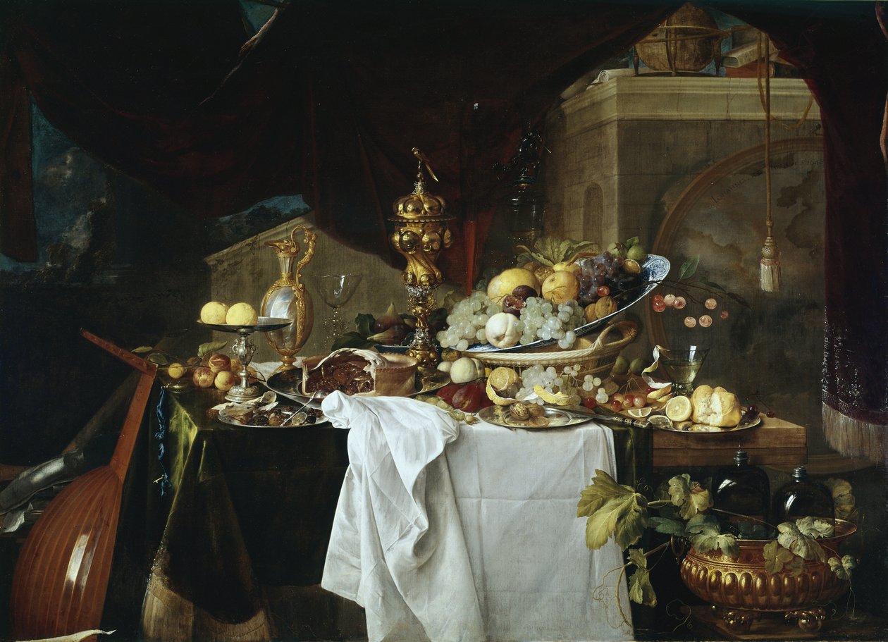 Csendélet (olaj, vászon alkotó: Jan Davidsz de Heem