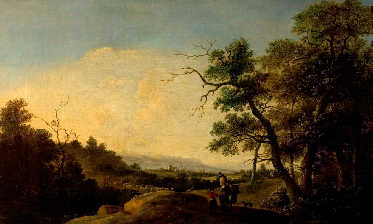 Táj figurákkal alkotó: Jan and Dirksz Andries Both