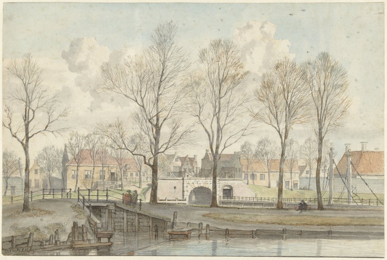 A Heerenpoort Leidenben (?) alkotó: Jan Ekels (I)