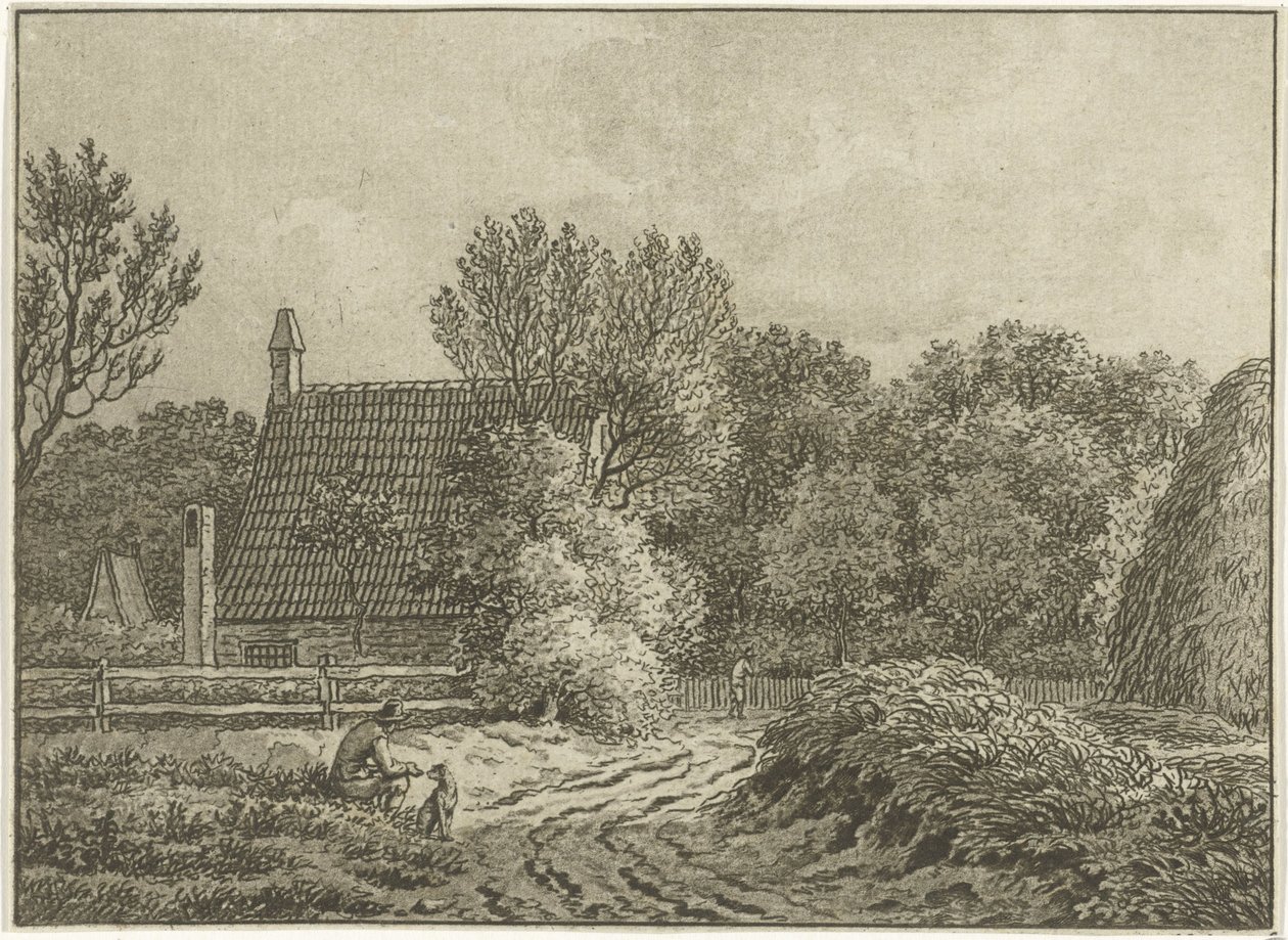Táj Bloemendaal közelében alkotó: Jan Evert Grave