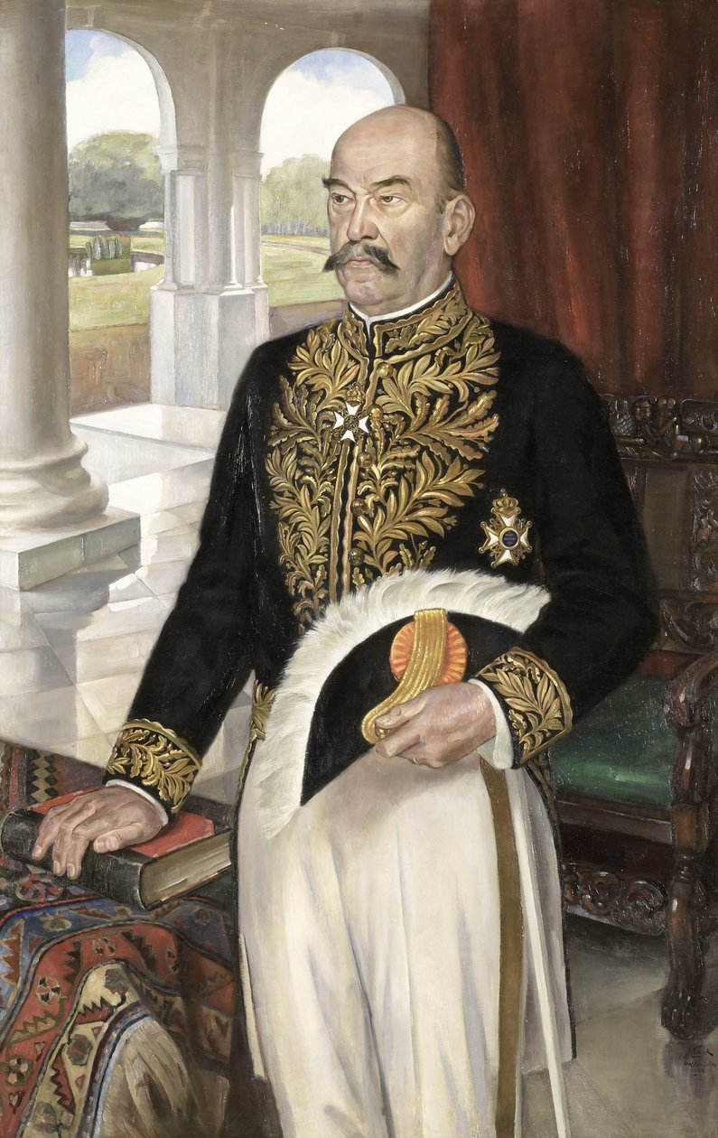Dirk Fock (1858-1941). főkormányzó (1921-26) alkotó: Jan Frank