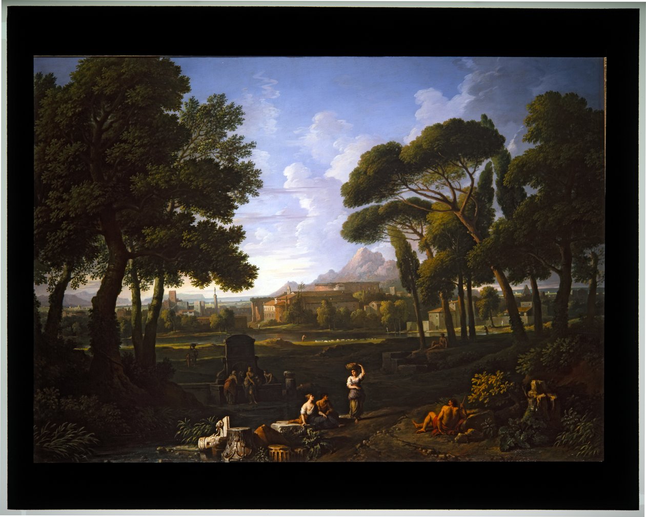 Tájkép Fantasy view of Rome (vászon) alkotó: Jan Frans van (1662 1749) Bloemen
