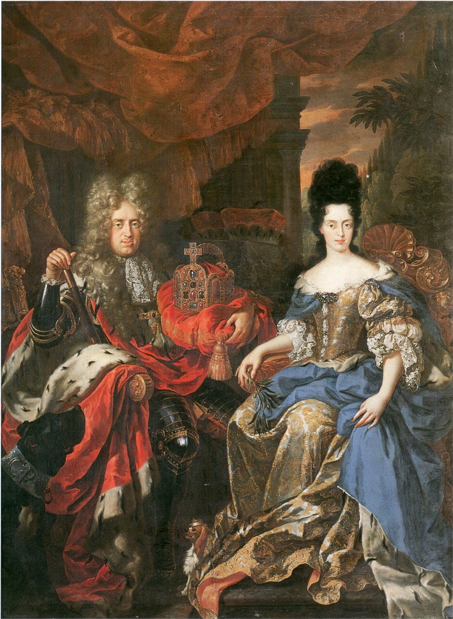Német: Doppelbildnis Johann Wilhelm von der Pfalz und Anna Maria Luisa de