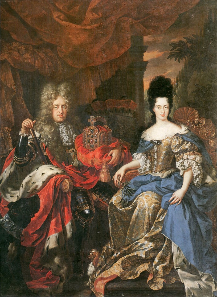 Johann Wilhelm II, nádor választófejedelem és Anna Maria Luisa de 