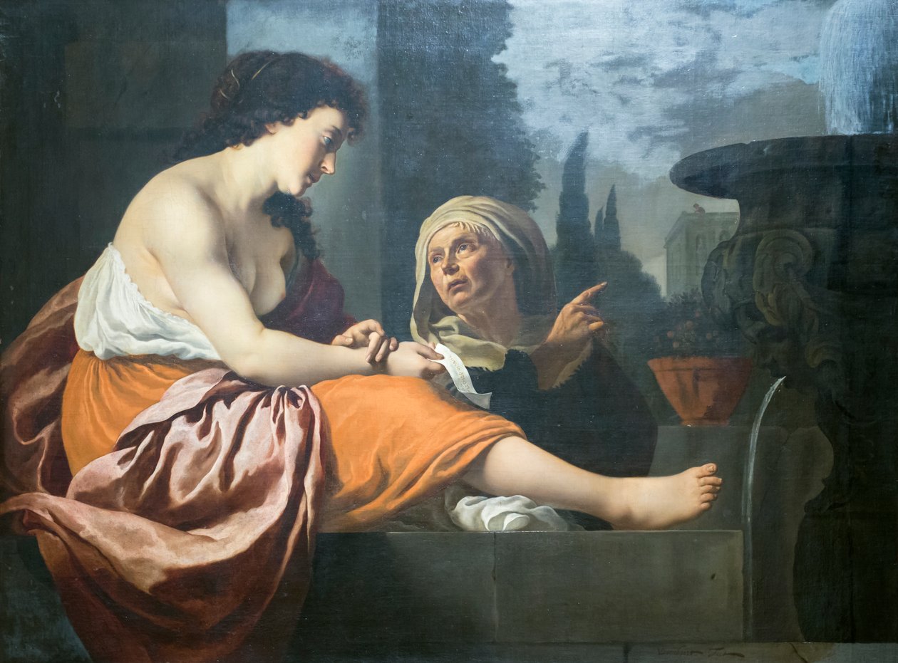 Bathsaba a fürdőjében alkotó: Jan Gerritsz. van Bronckhorst