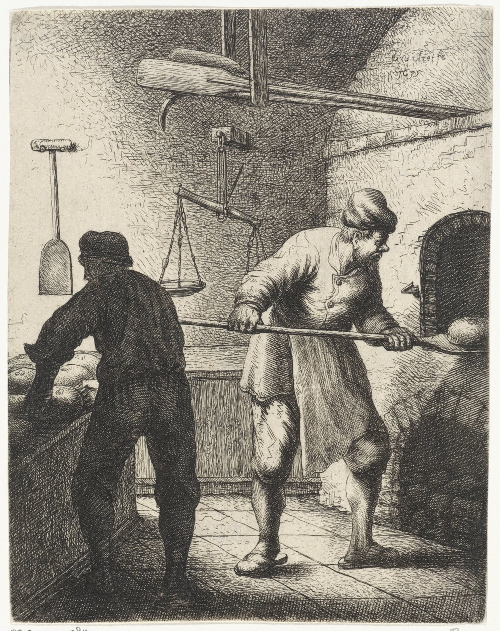 Pék Foglalkozások (sorozat címe) alkotó: Jan Gillisz. van Vliet