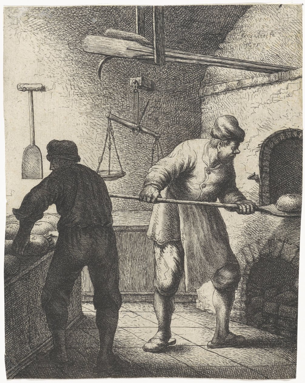 Pék Foglalkozások (sorozat címe) alkotó: Jan Gillisz. van Vliet