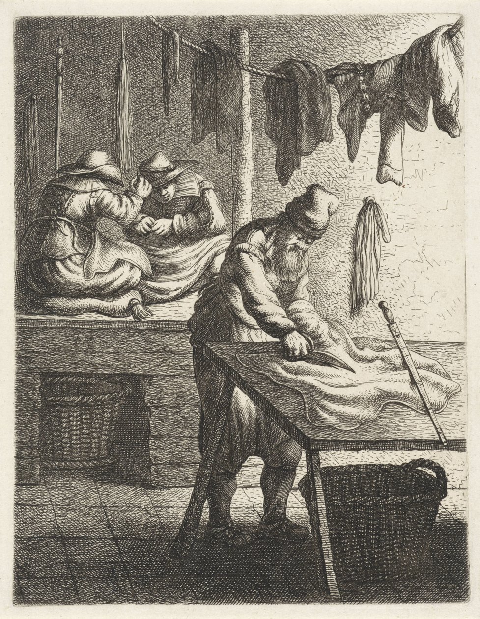 Szabó Foglalkozások (sorozat címe) alkotó: Jan Gillisz. van Vliet