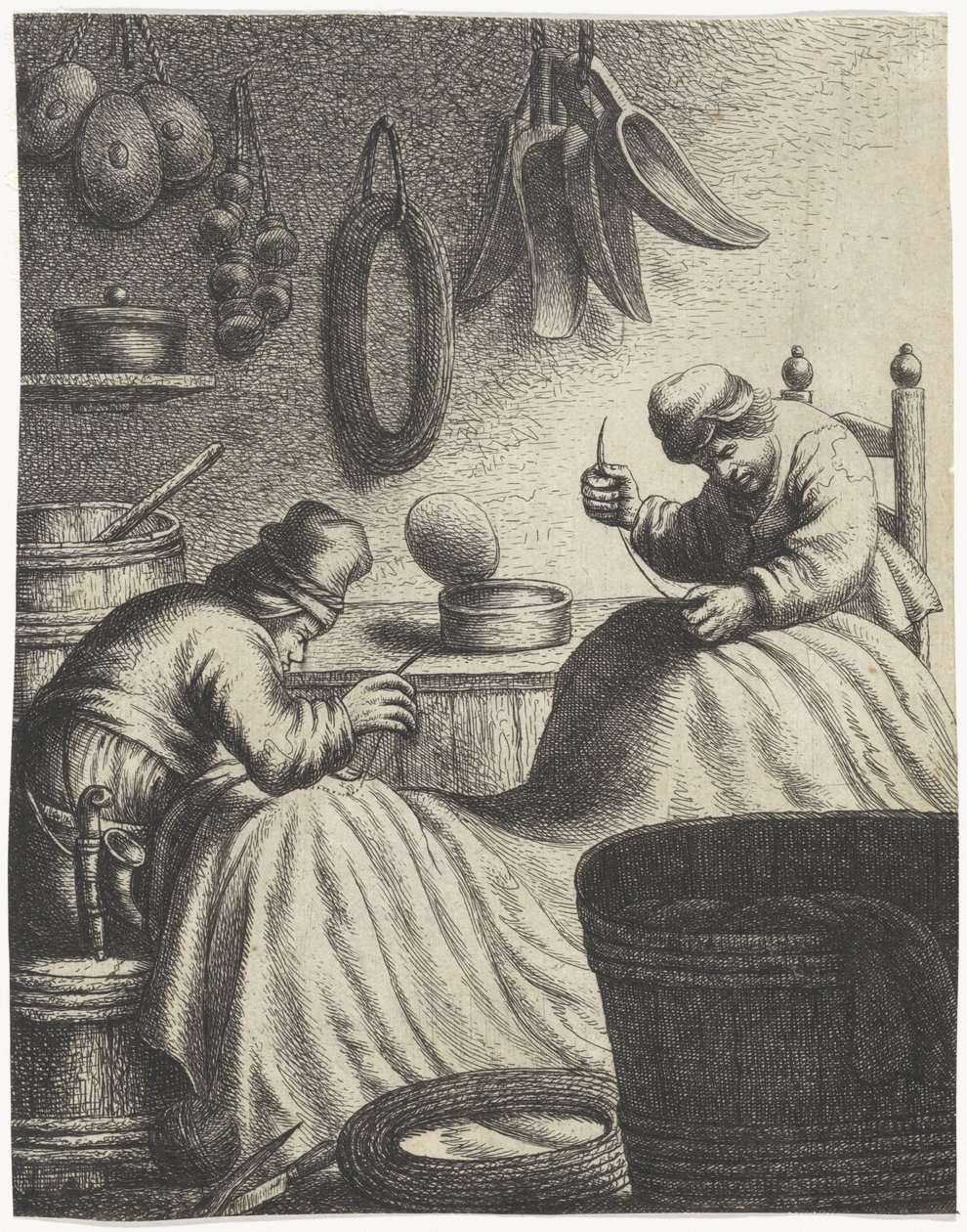 vitorlakészítők Foglalkozások (sorozat címe) alkotó: Jan Gillisz. van Vliet