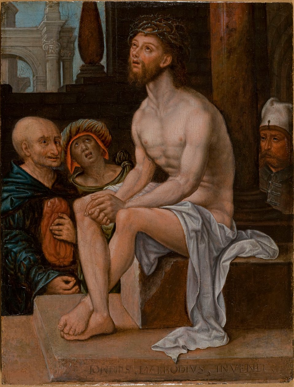Krisztus a hideg kövön alkotó: Jan Gossaert