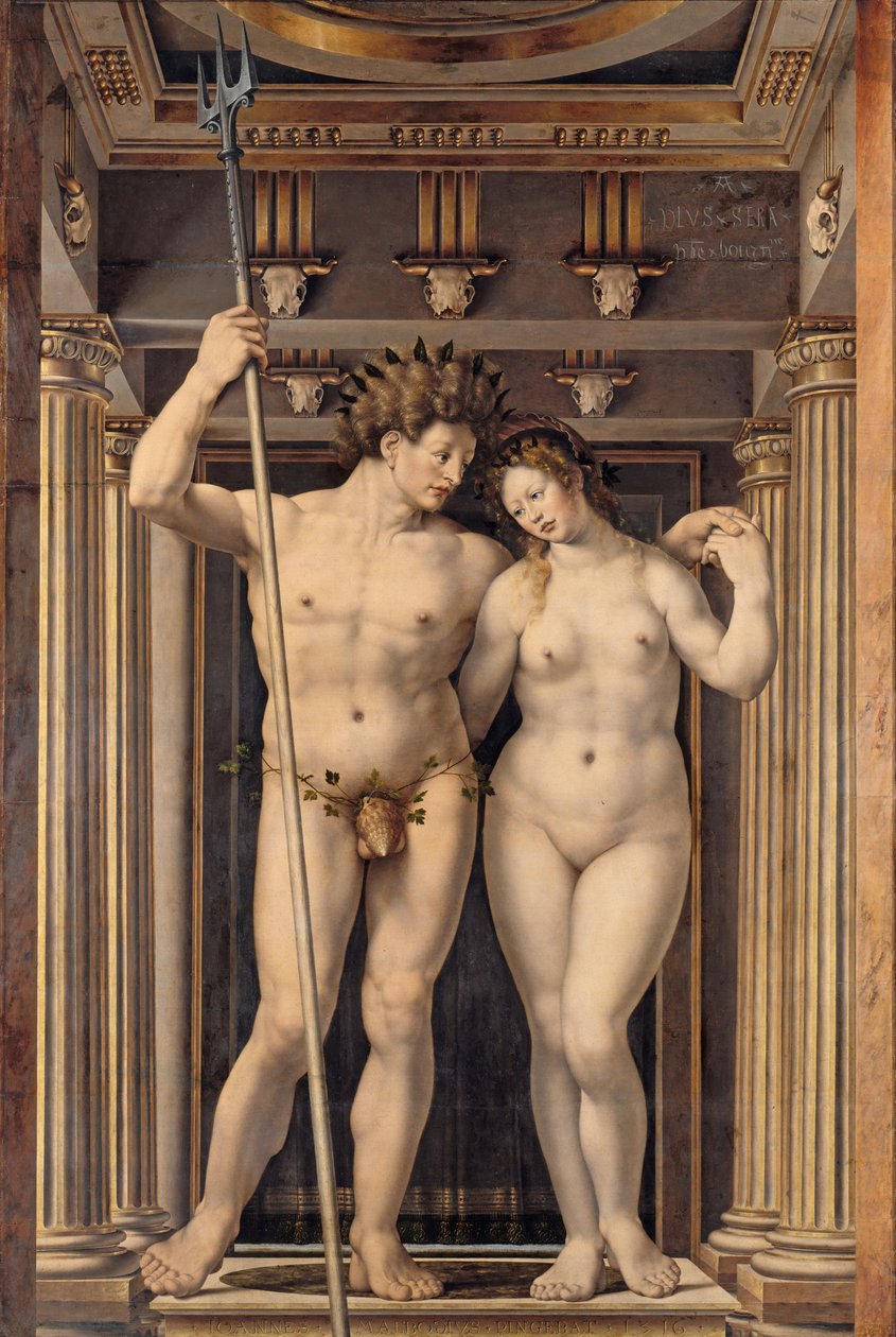 Német: Neptune und Amphitrite Neptune és Amphitrite Neptune és Amphitrite alkotó: Jan Gossaert