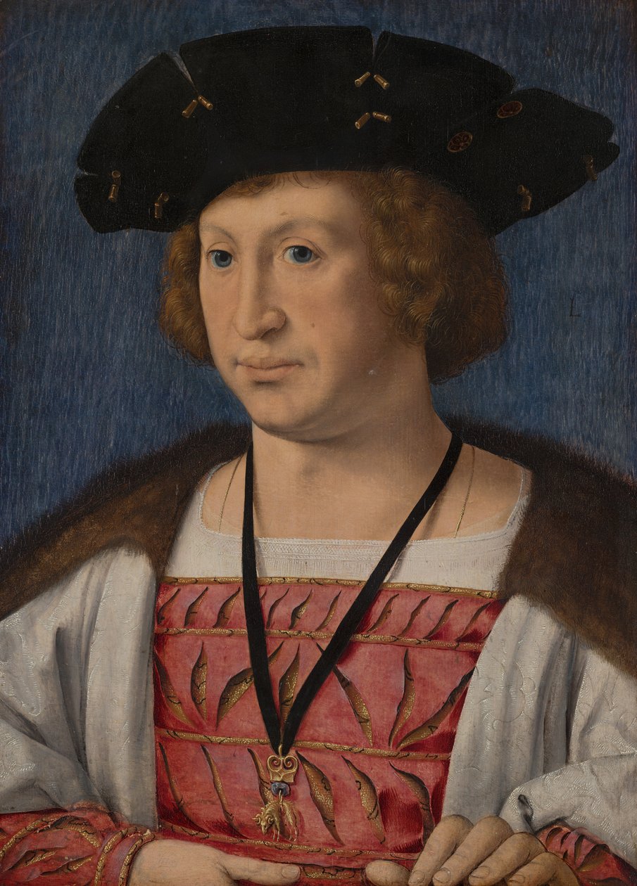 Floris van Egmond (1469-1539), Buren és Leerdam grófjának portréja alkotó: Jan Gossaert