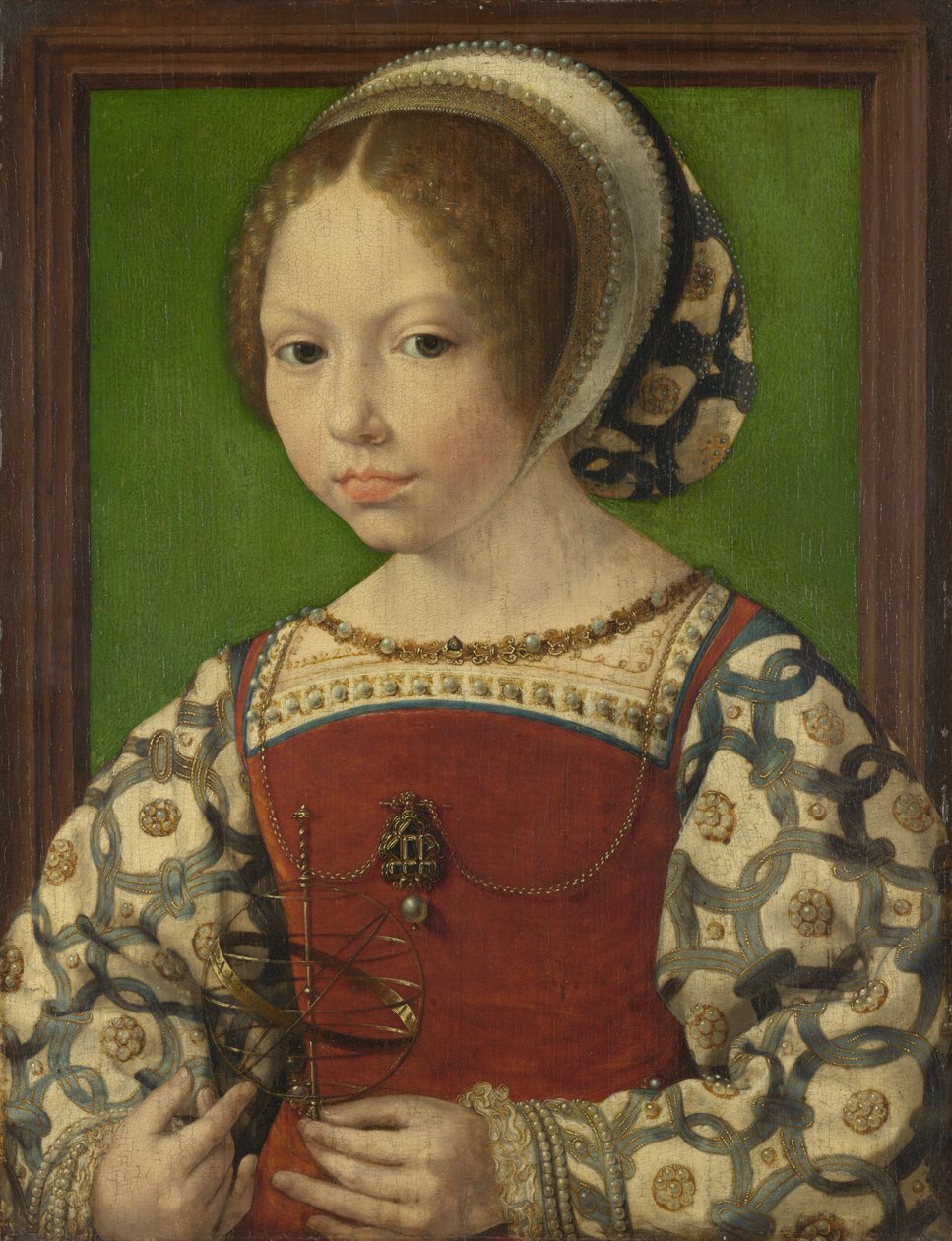 Dorothea dán hercegnő portréja 1520-1580, kb. 1530 alkotó: Jan Gossaert