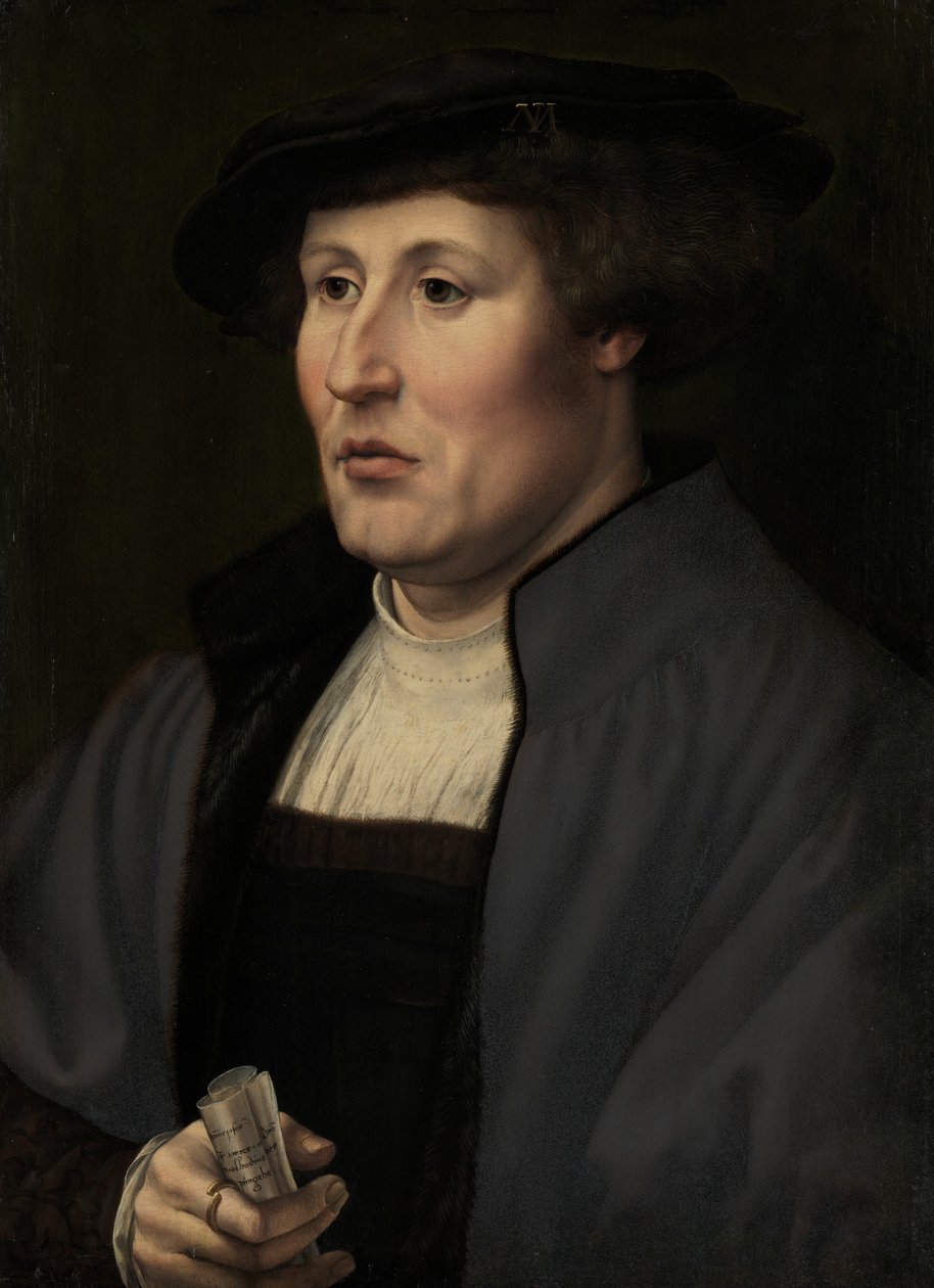 Férfi portréja, kb. 1520-25. alkotó: Jan Gossaert