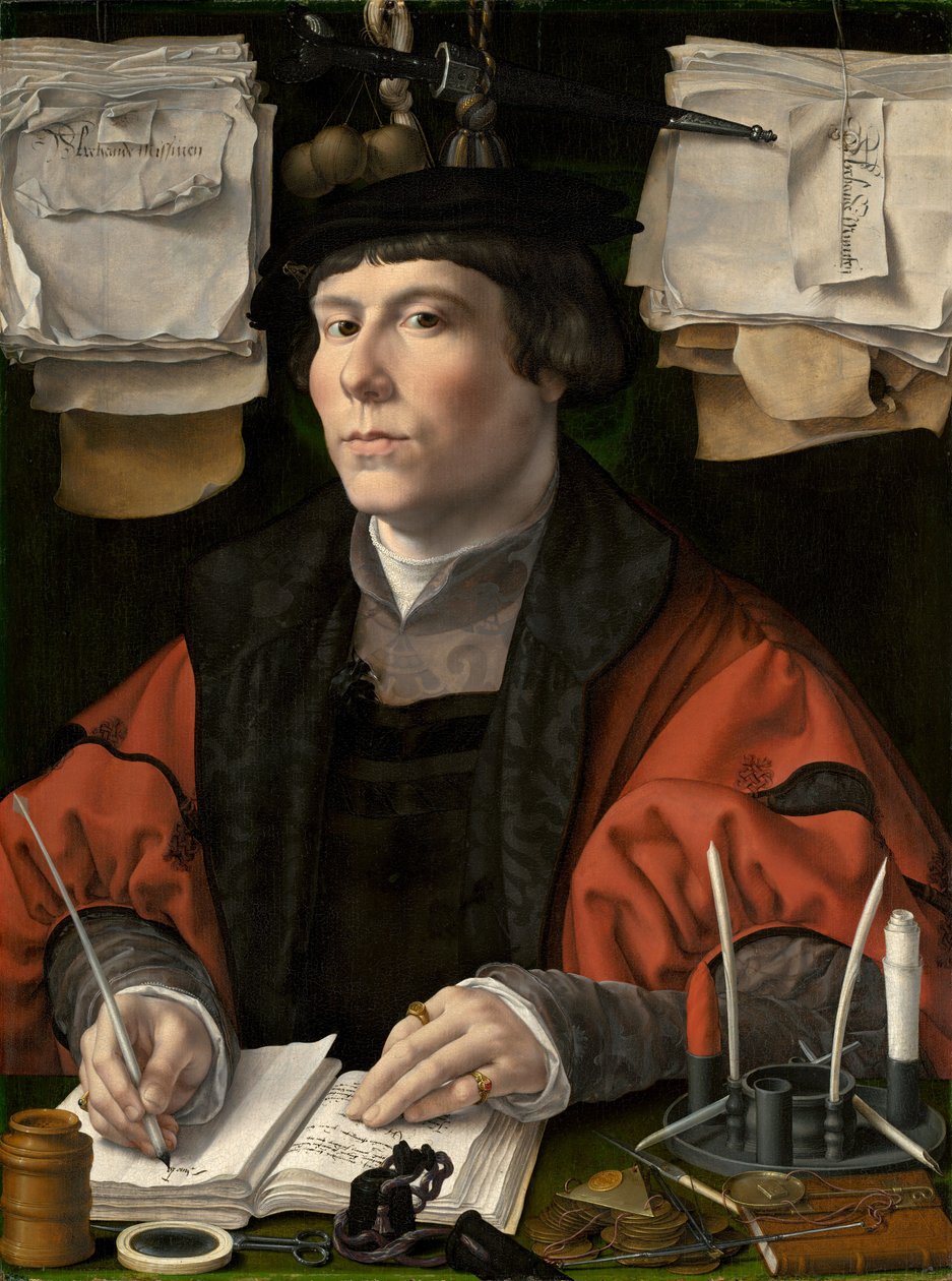 Kereskedő portréja, c. 1530. alkotó: Jan Gossaert
