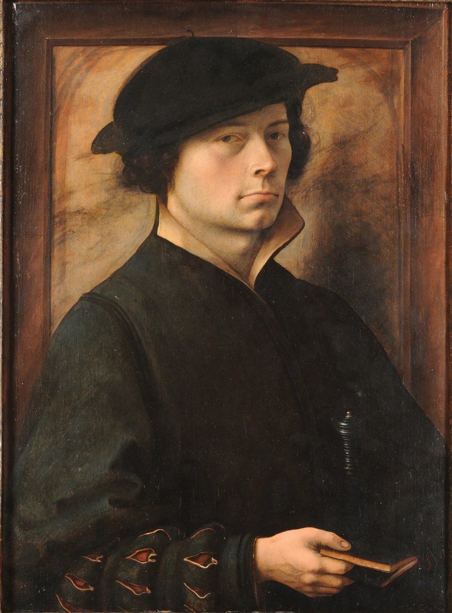 Egy fiatalember portréja alkotó: Jan Gossaert
