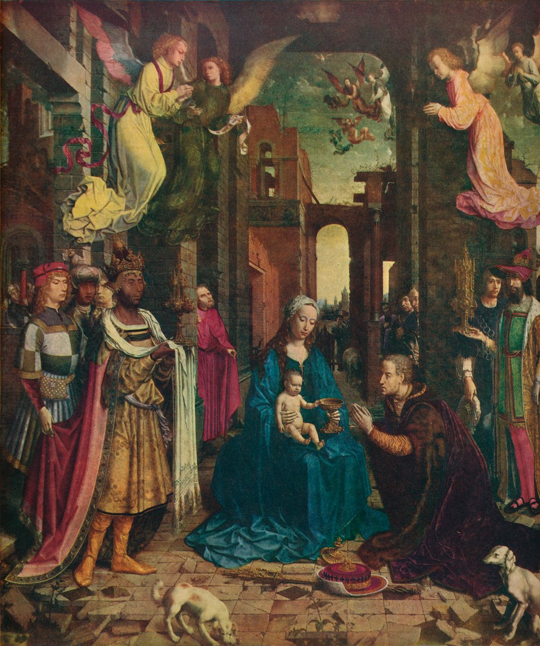 A királyok imádása, c1510, 1912 alkotó: Jan Gossaert