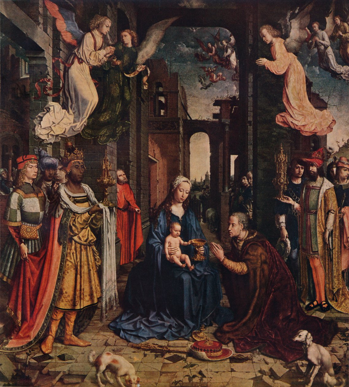 A királyok imádása, c1510, 1938 alkotó: Jan Gossaert