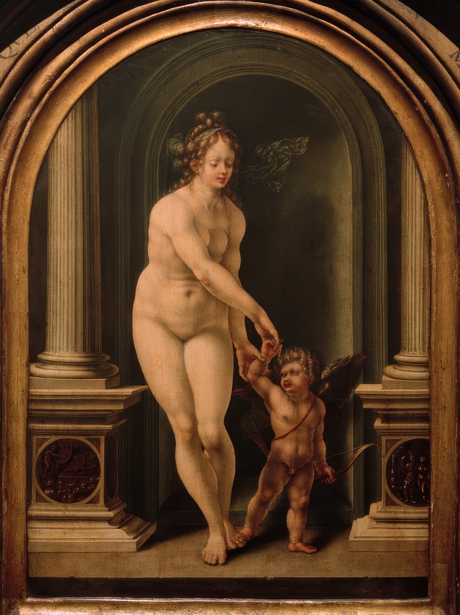 Vénusz és Ámor alkotó: Jan Gossaert