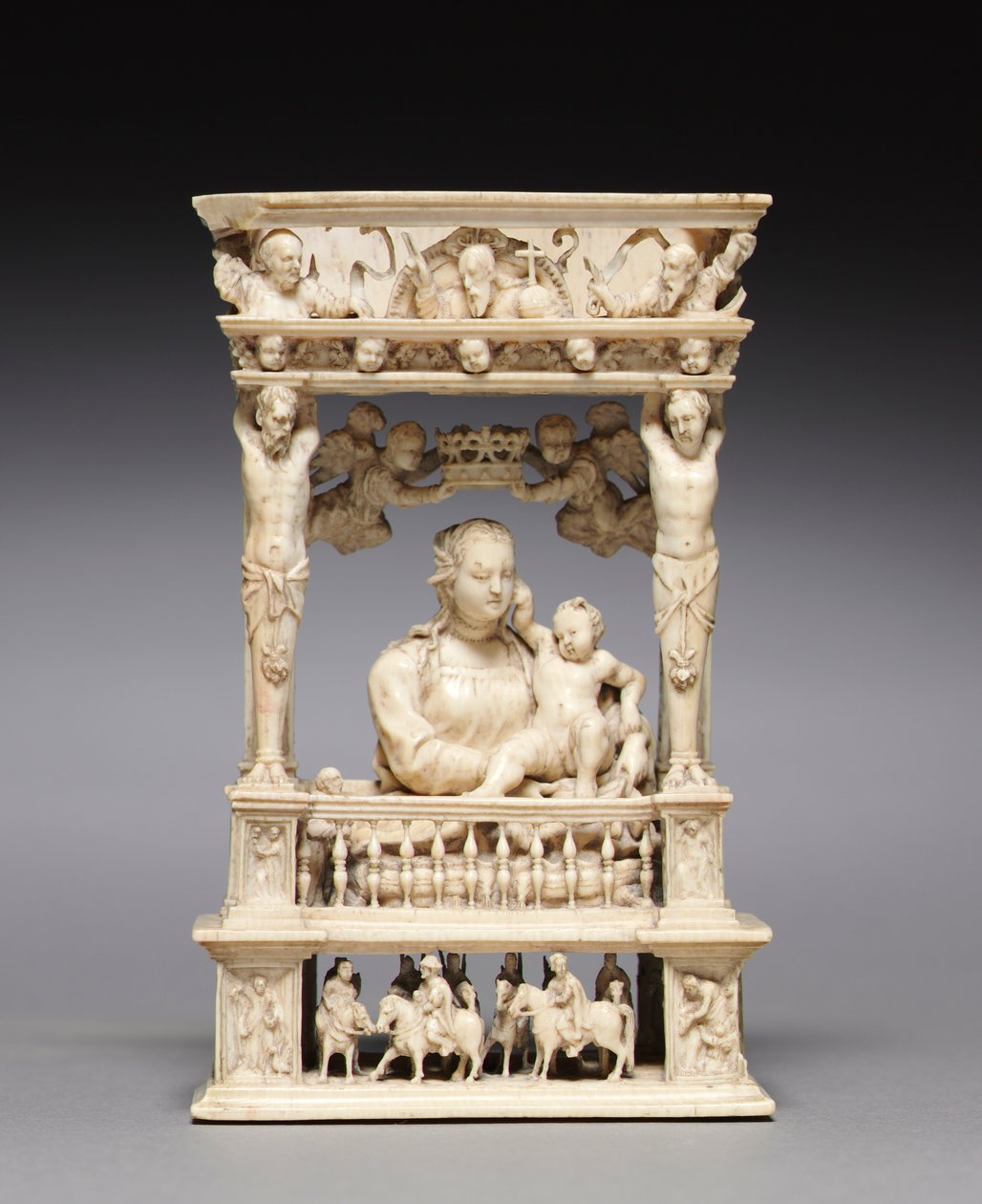 Szűz és gyermek építészeti keretben, c. 1530-1540. alkotó: Jan Gossaert