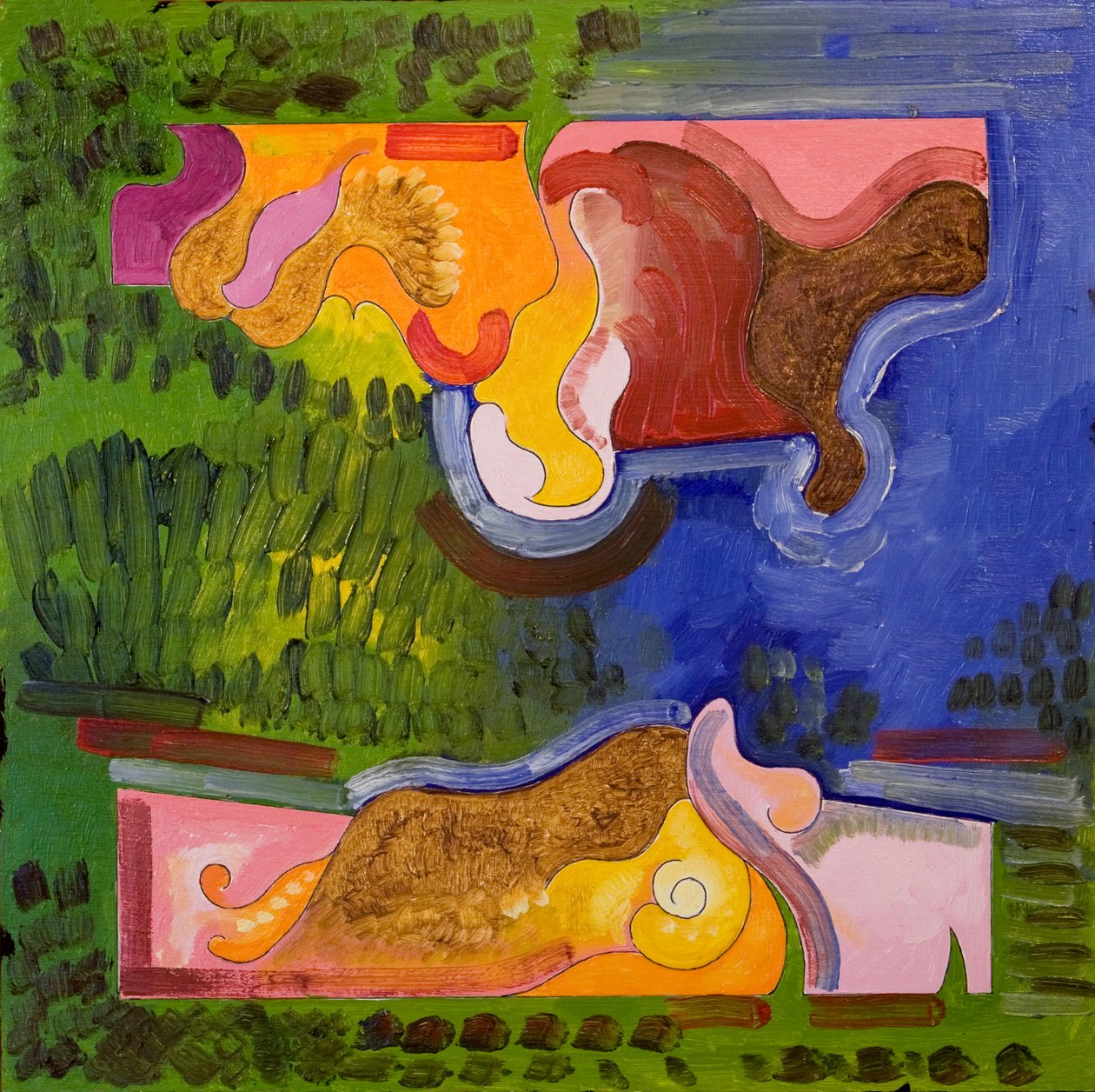 Biológia lecke, 2006 (olaj, fa) alkotó: Jan Groneberg