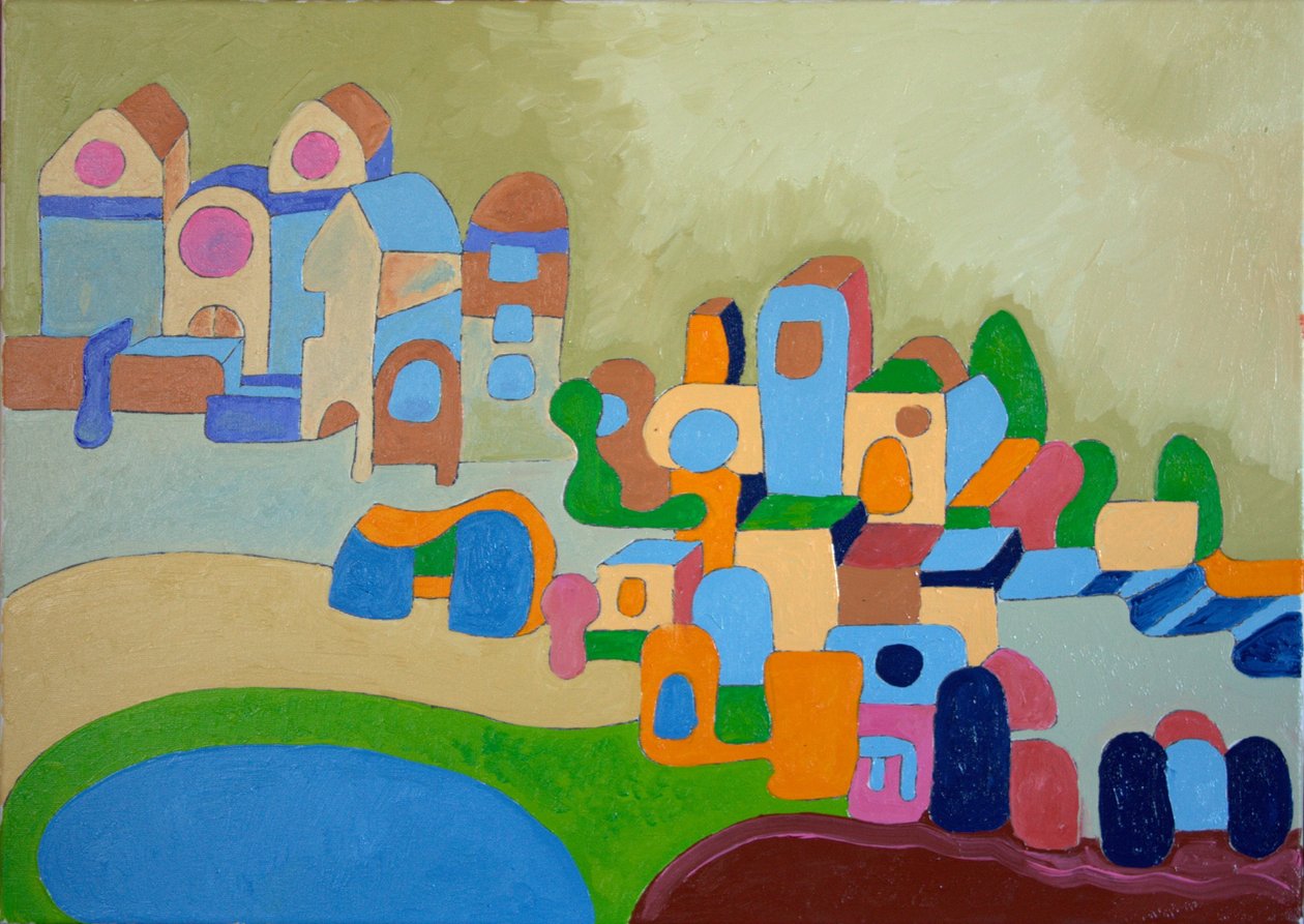 Művésztelep, 2010 (olaj, vászon) alkotó: Jan Groneberg