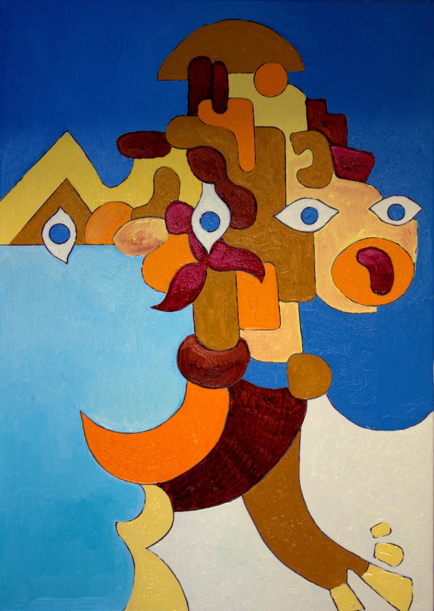 Nagy Szfinx, 2009 (olaj, vászon) alkotó: Jan Groneberg