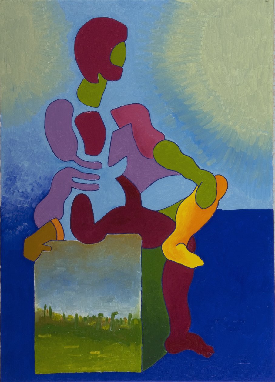 Halálra várva türelmesen, 2008 (olaj, vászon) alkotó: Jan Groneberg
