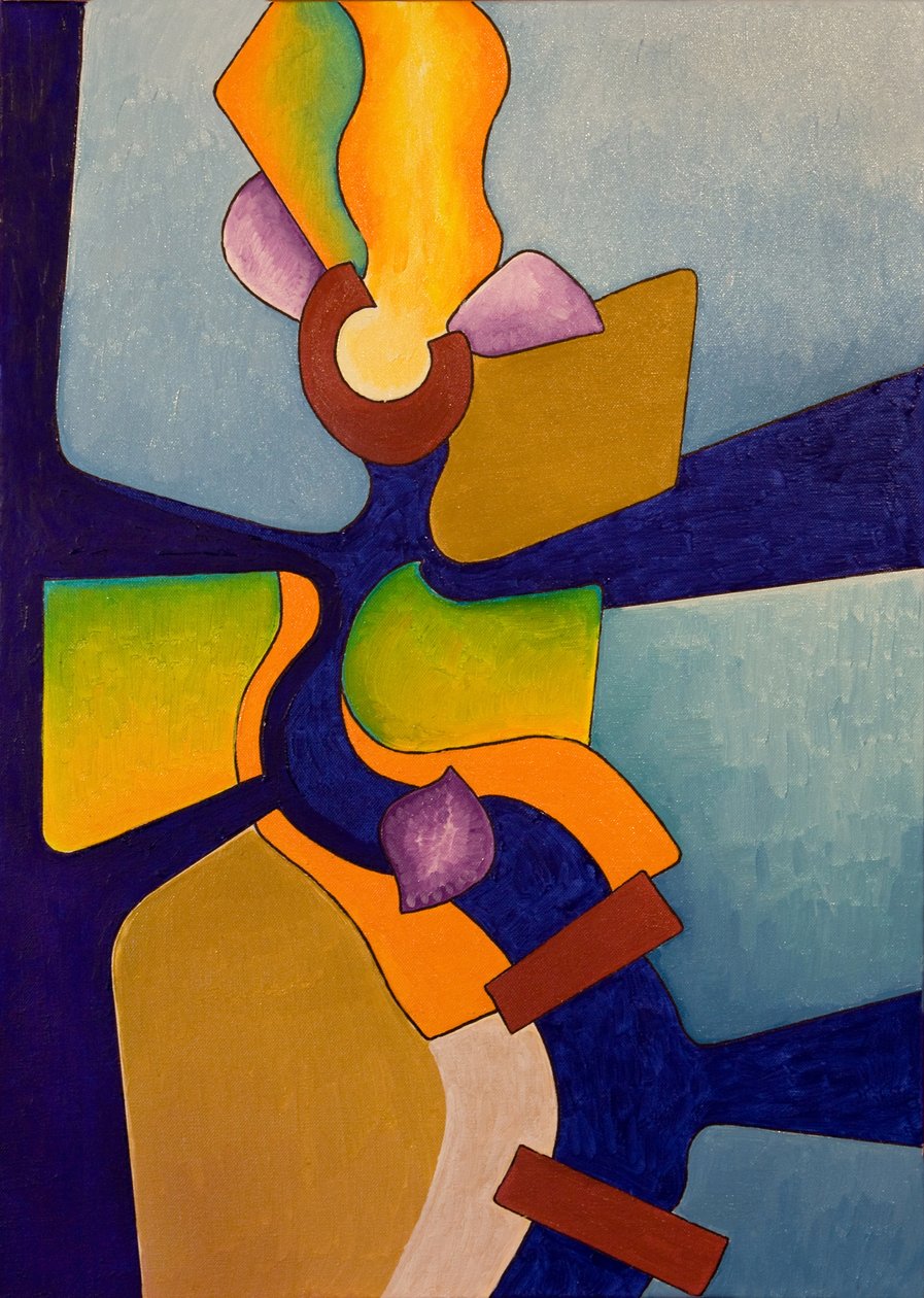 Tűzfaló, női, 2007 (olaj, vászon) alkotó: Jan Groneberg