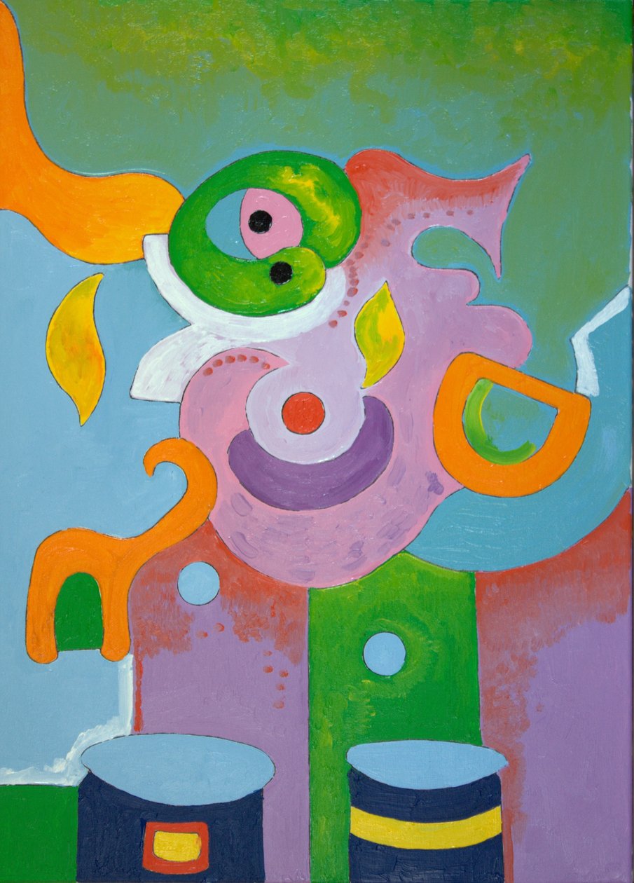 Lady Pediatrician, ahogy a gyermek látja, 2009 (olaj, vászon) alkotó: Jan Groneberg