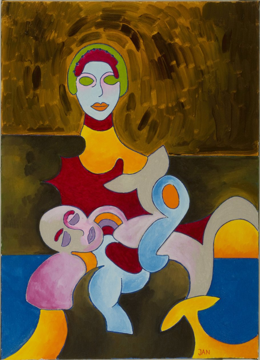 Pieta, 2009 (olaj, vászon) alkotó: Jan Groneberg
