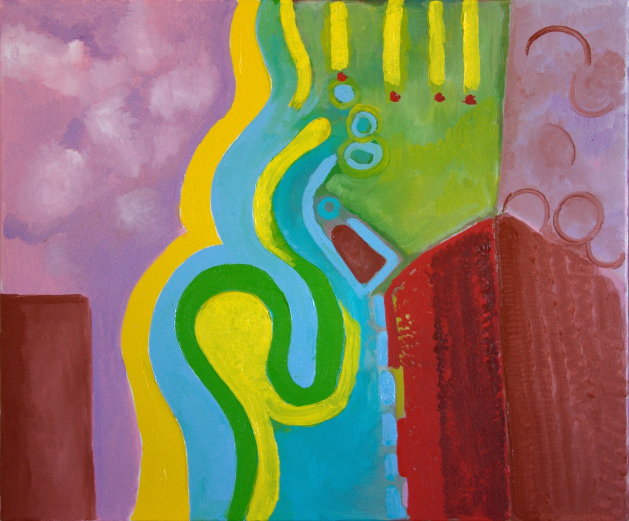 Egy villám gyengédsége, 2009 (olaj, vászon) alkotó: Jan Groneberg