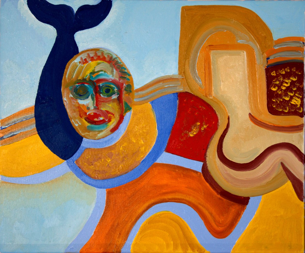 A delfin gyilkosa, 2009 (olaj, vászon) alkotó: Jan Groneberg