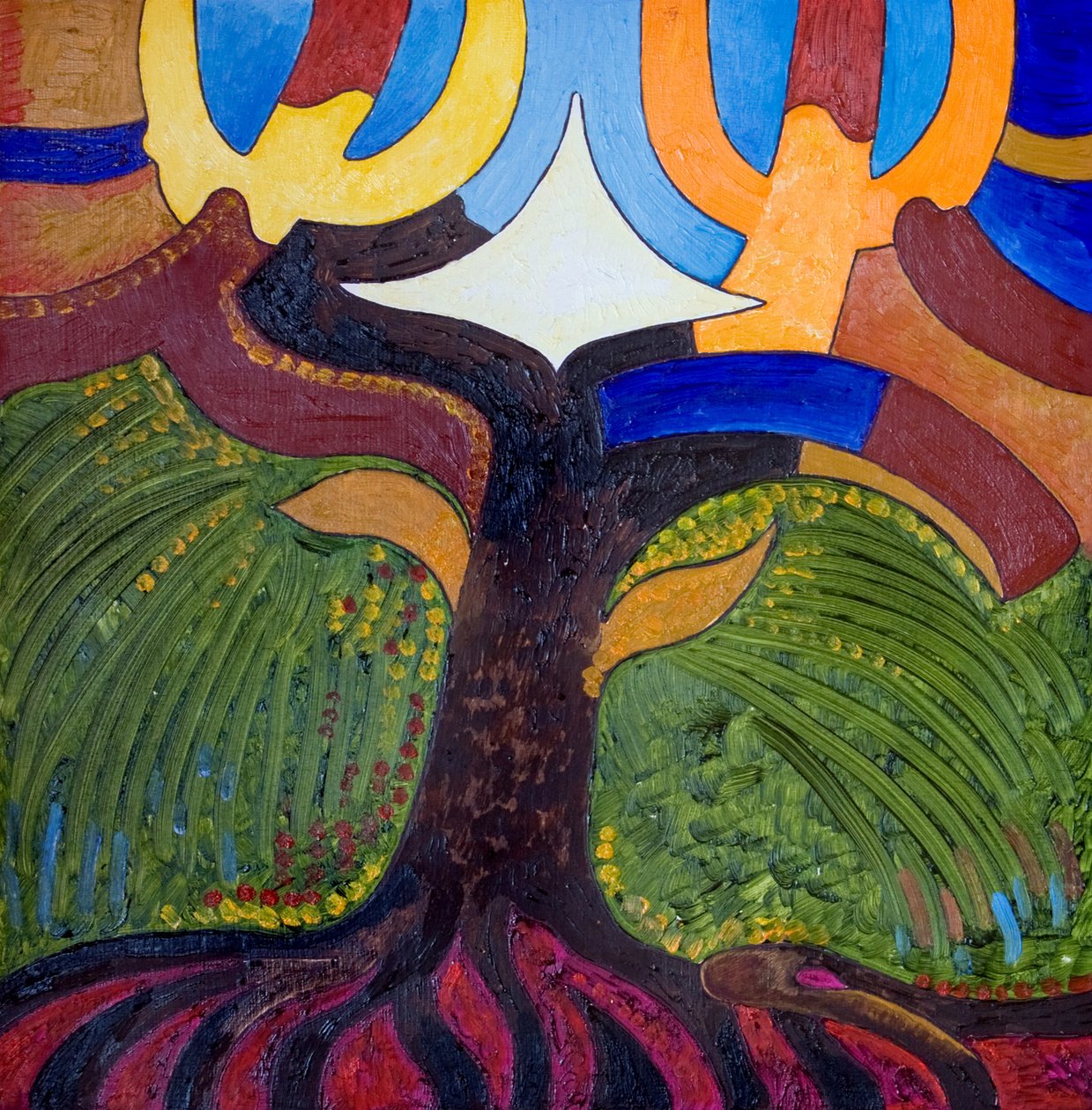 A tudás fája, 2007 (olaj, fa) alkotó: Jan Groneberg