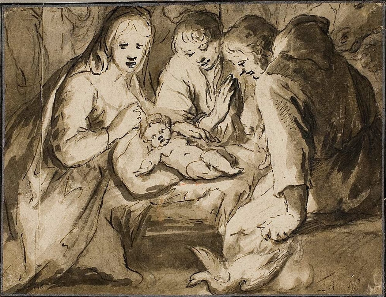 A pásztorok imádása alkotó: Jan Harmensz. Muller