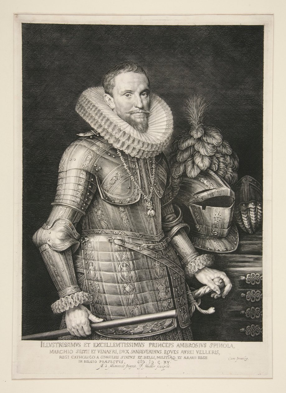 Ambrose, Spinola márki (1569-1630) alkotó: Jan Harmensz. Muller