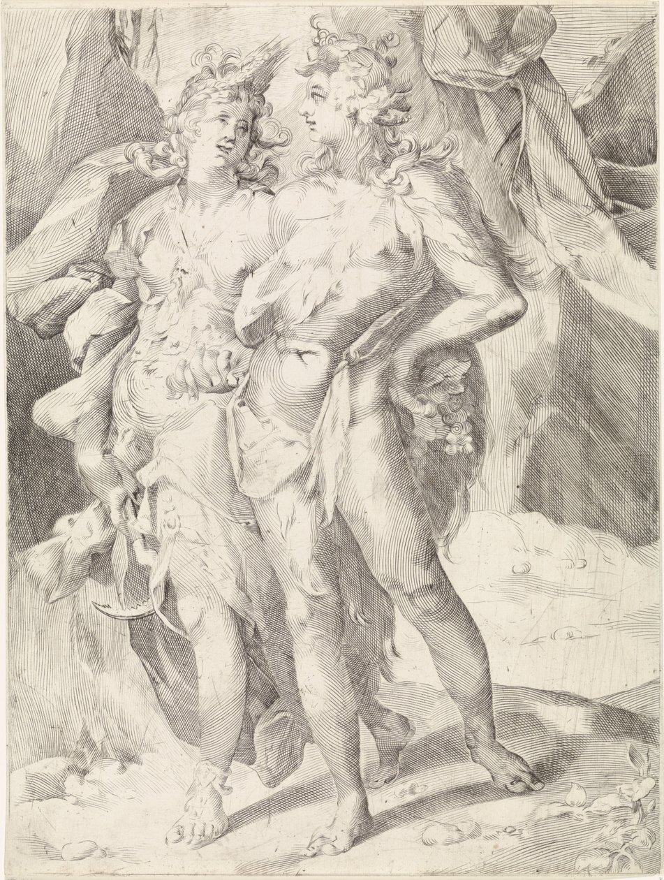 Ceres és Bacchus alkotó: Jan Harmensz. Muller