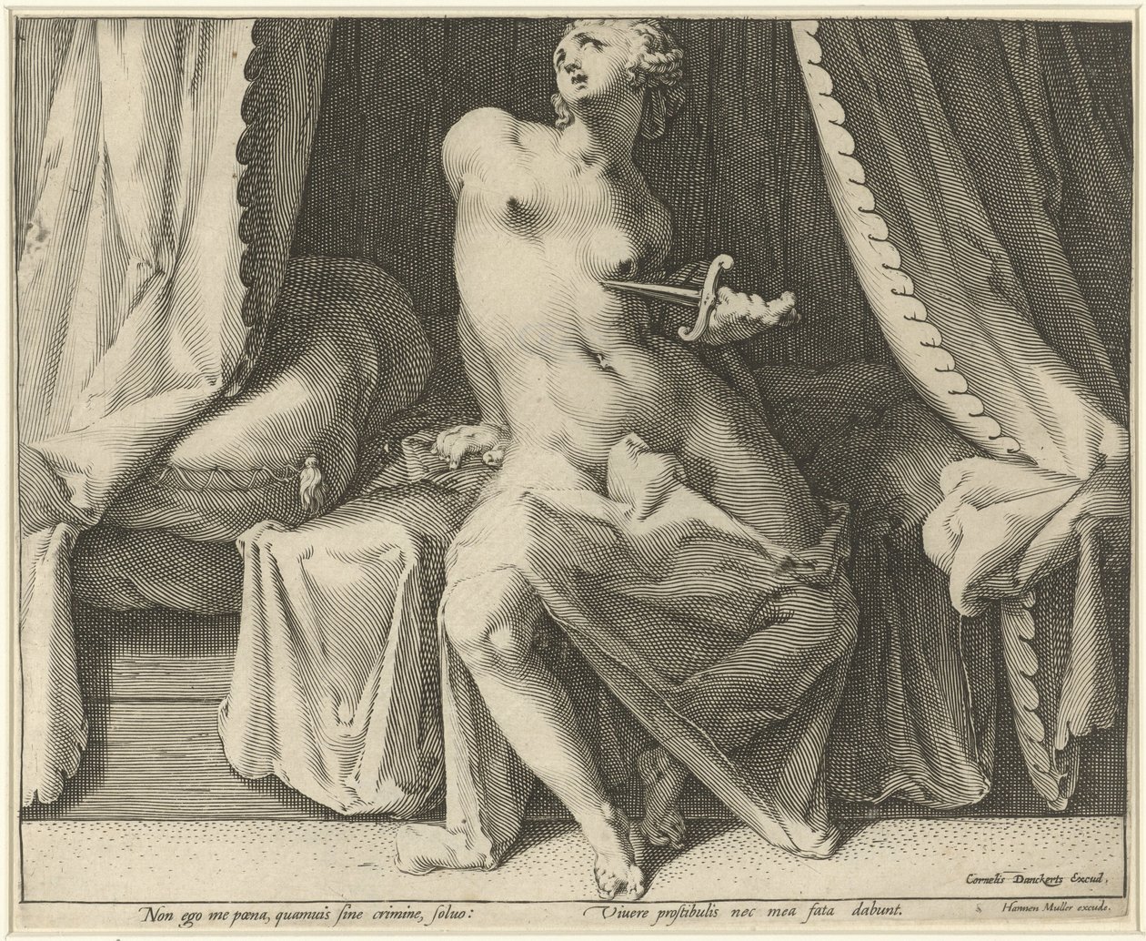 Lucretia halála alkotó: Jan Harmensz. Muller