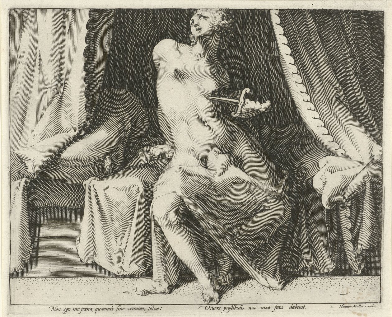 Lucretia halála alkotó: Jan Harmensz. Muller