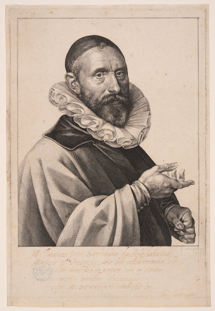 Jan Pietersz. Sweelinck, amszterdami orgonista és zeneszerző alkotó: Jan Harmensz. Muller