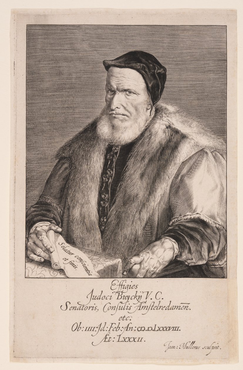 Joost Buyck, Amszterdam polgármestere alkotó: Jan Harmensz. Muller