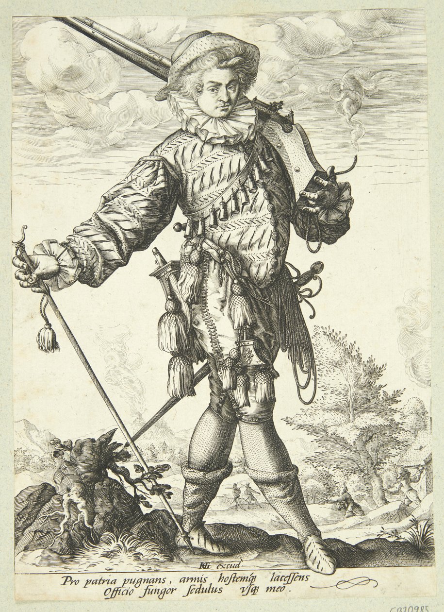 Tiszt a gallyal alkotó: Jan Harmensz. Muller