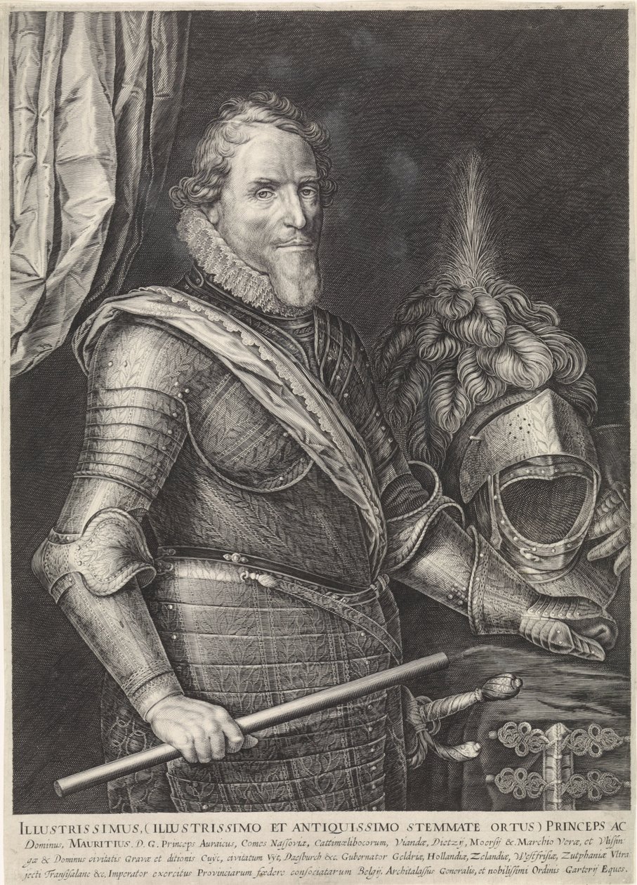 Maurits narancsos herceg portréja alkotó: Jan Harmensz. Muller