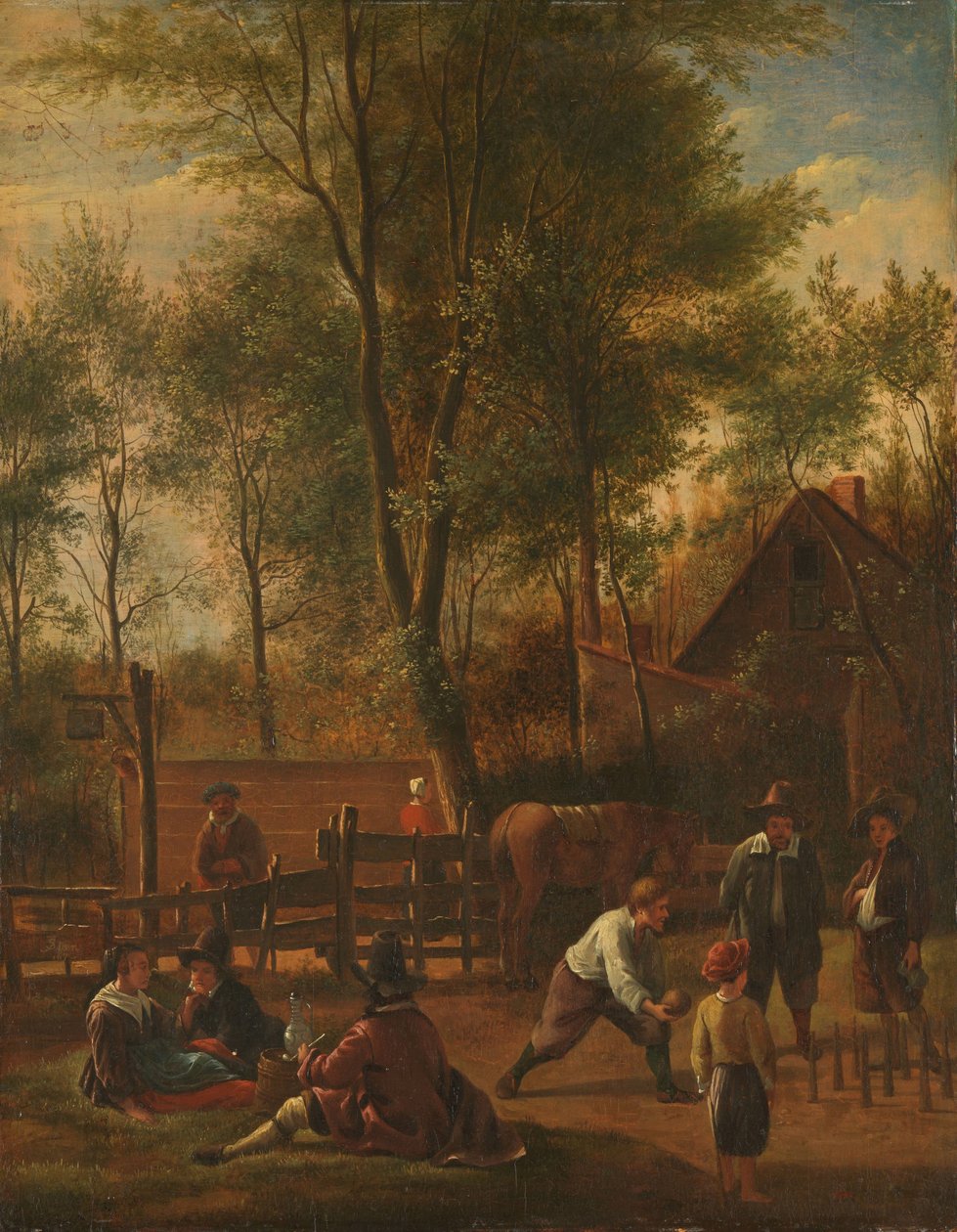 A tekézők alkotó: Jan Havicksz. Steen (copy after)